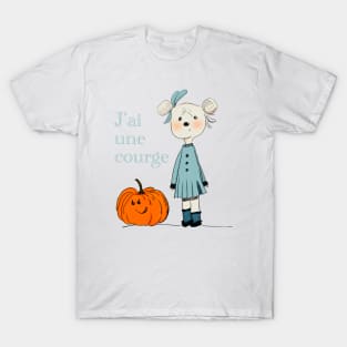 Teddy with pumpkin - J'ai une courge (ourson) T-Shirt